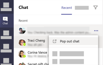 Microsoft Teams'de bir sohbet nasıl açılır