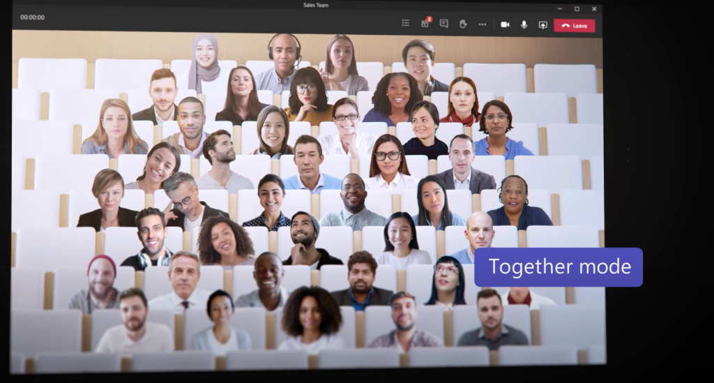 Microsoft Teams Together 模式：您需要知道的一切