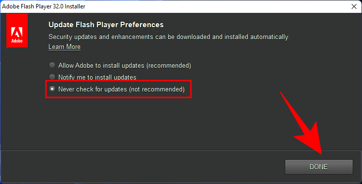 Bagaimana untuk Nyahsekat Adobe Flash Player pada Windows 11