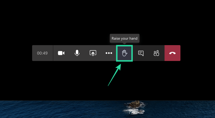 Come alzare la mano su Microsoft Teams