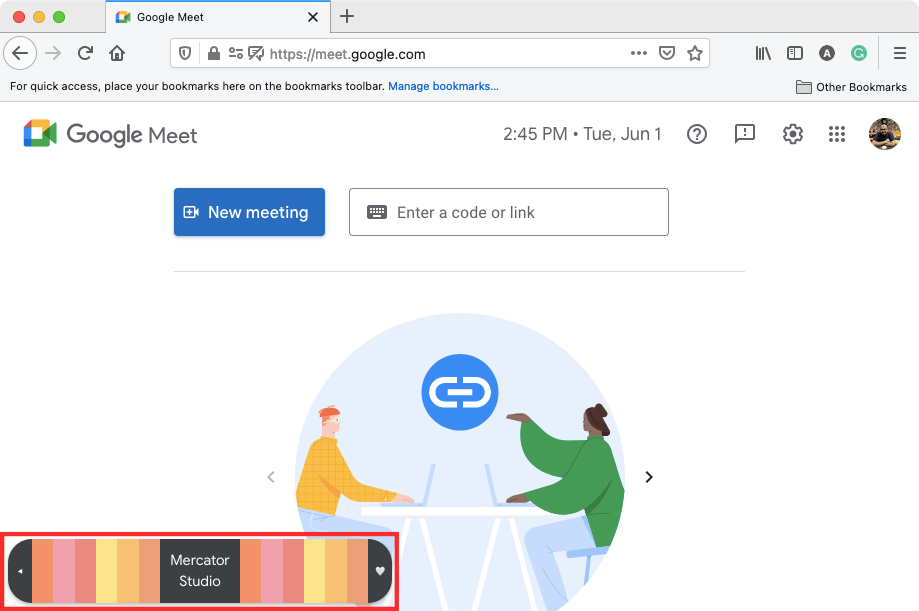 Como congelar sua tela ou câmera no Google Meet