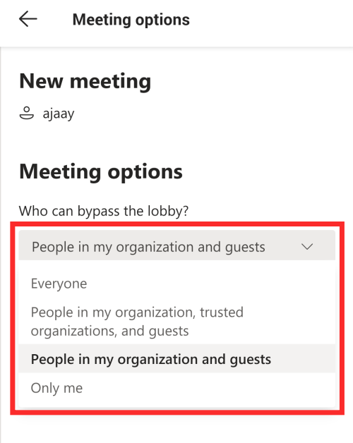 Come consentire alle persone di ignorare la lobby su Microsoft Teams