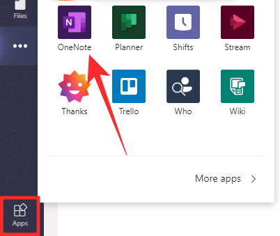 如何在 Microsoft Teams 中添加和使用 OneNote