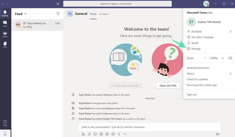 Come bloccare le email da Microsoft Teams