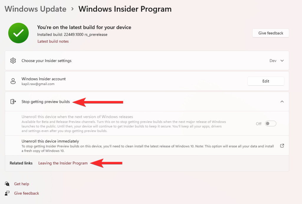 De ce opțiunile programului Windows Insider sunt dezactivate pe Windows 11?  Cum se remediază