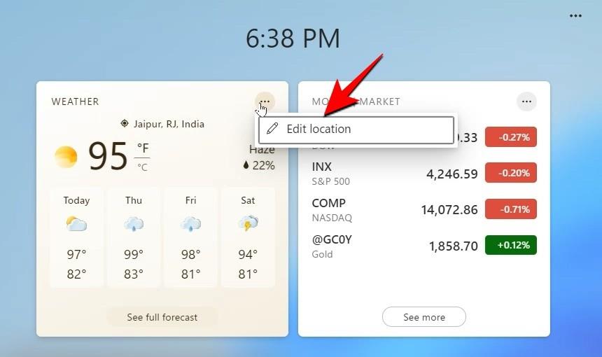 Windows 11：天気のスケールを華氏から摂氏に変更する方法とその逆