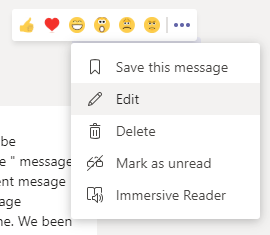 Pourquoi ne puis-je pas modifier ou supprimer un message sur Microsoft Teams