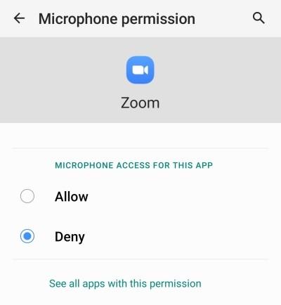 Como forçar o uso do microfone para interromper o zoom após o término da reunião