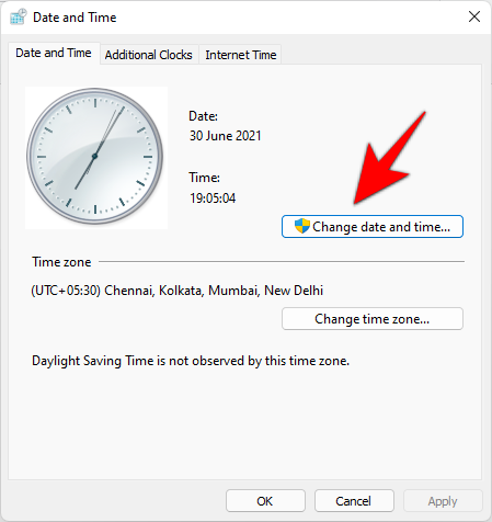 Como alterar a hora e a data no Windows 11