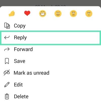 MicrosoftTeamsでメッセージに返信する方法