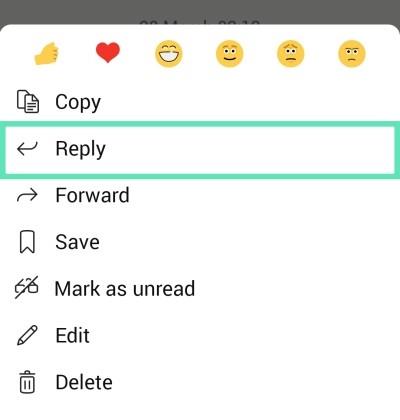 Comment répondre à un message dans Microsoft Teams