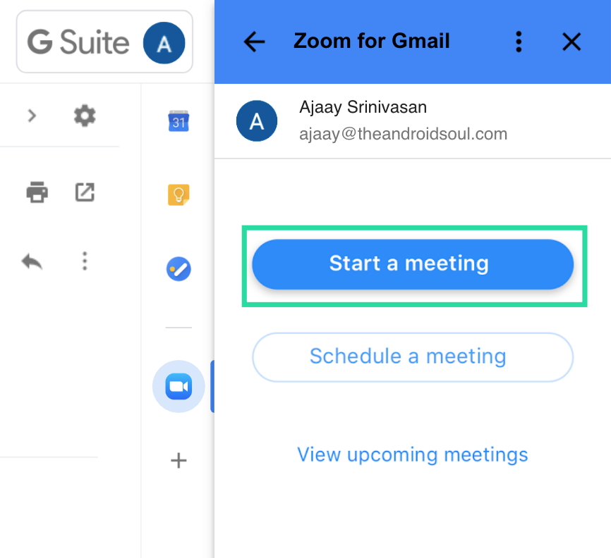 Gmail'den bir Zoom toplantısı nasıl başlatılır ve planlanır