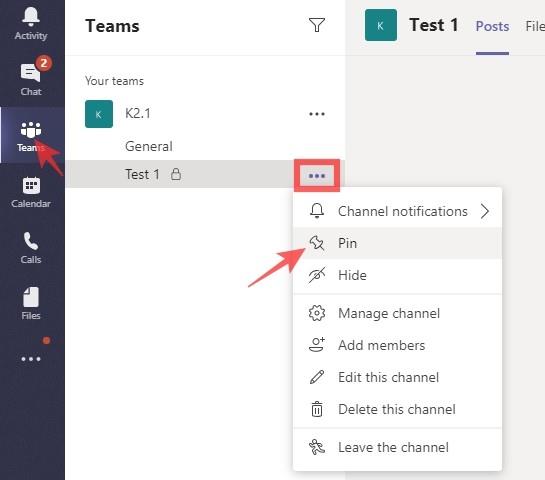 แชนเนลใน Microsoft Teams คืออะไร