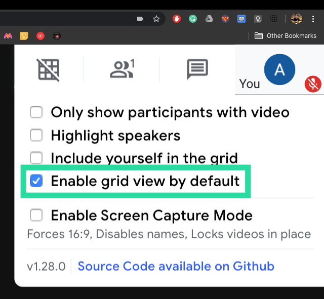 Google Meetグリッドビュー：Chrome拡張機能をダウンロードしてすべての参加者を表示する方法