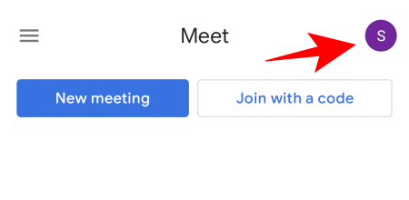 Come aggiungere un altro account in Google Meet