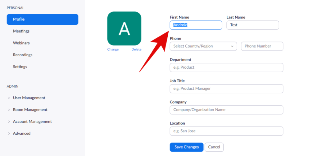 Come cambiare il nome su Zoom su PC e telefono