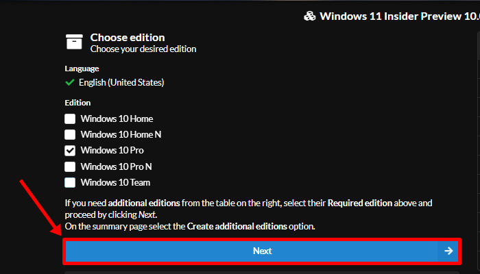 วิธีดาวน์โหลด Windows 11 ISO สำหรับ Insider Dev Channel สร้างตัวเอง