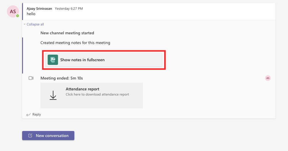 So erstellen Sie Besprechungsnotizen in Microsoft Teams