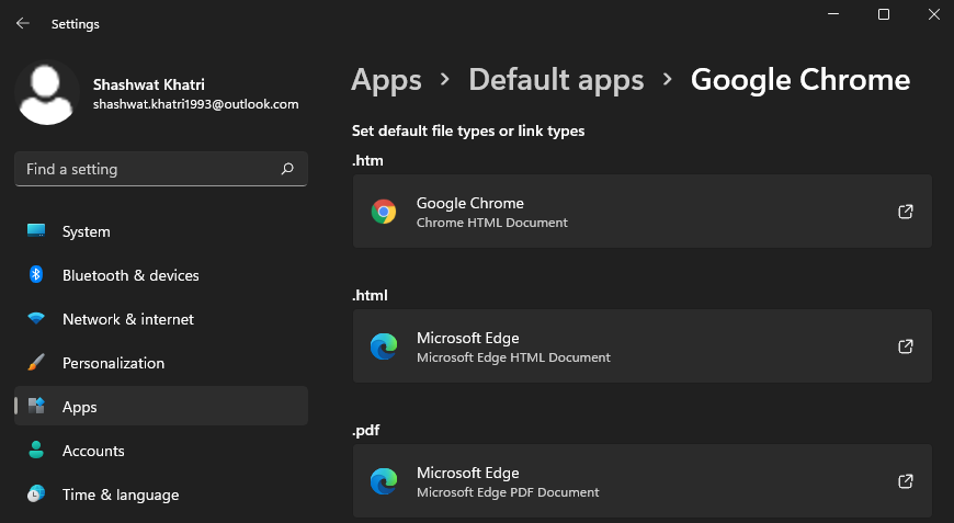 Cómo configurar Google Chrome como navegador predeterminado en Windows 11