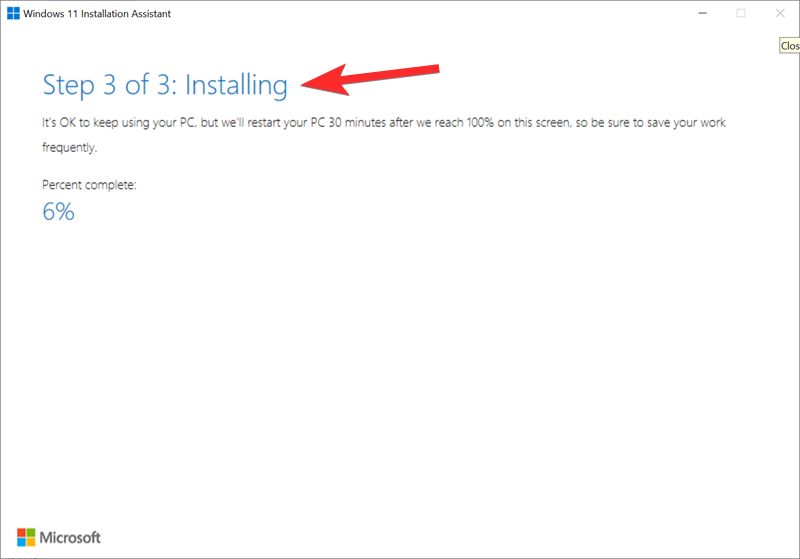 如何使用 Windows 11 安裝助手從 Windows 10 升級