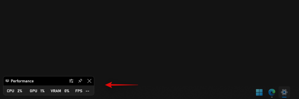 Windows 11 작업 표시줄 빈 공간: 성능 통계 등을 얻는 방법