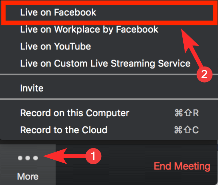 Cum să transmiteți în flux întâlnirea dvs. Zoom live pe Facebook Live și YouTube
