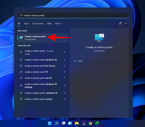 Cum se creează un punct de restaurare în Windows 11