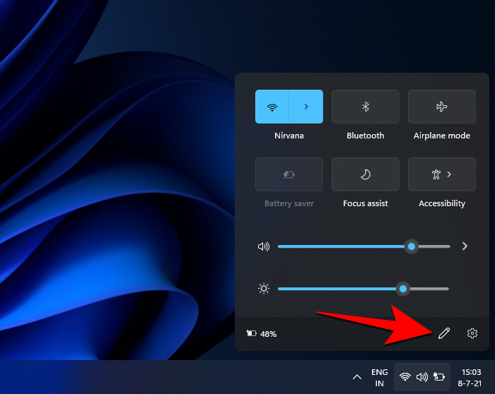 Comment ajouter, supprimer ou modifier l'ordre des raccourcis dans Windows 11 Action Center