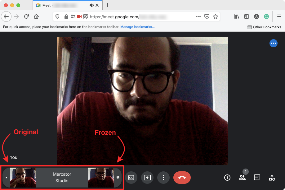 Come bloccare lo schermo o la fotocamera su Google Meet