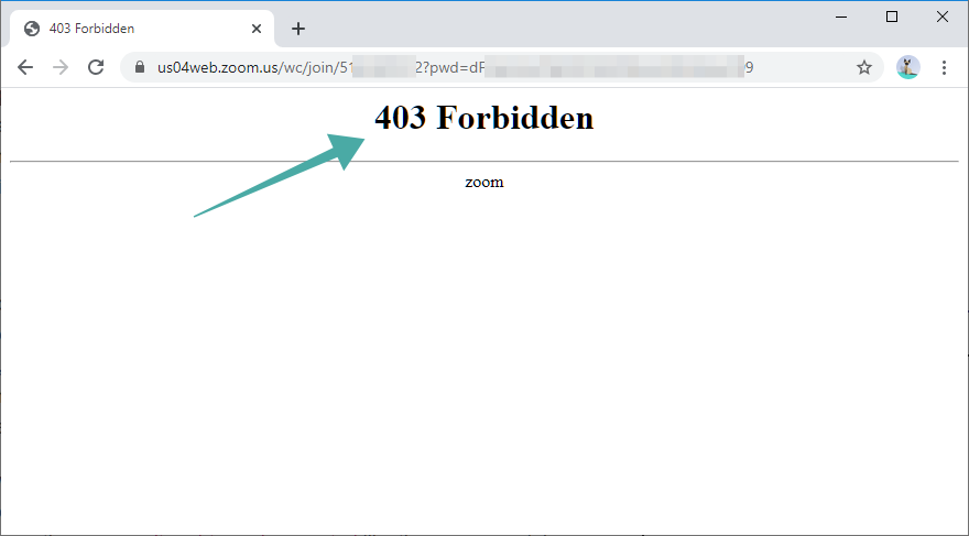 Comment contourner l'erreur interdite Zoom 403 [Mise à jour : Zoom a résolu le problème]