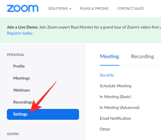 Como ativar vídeo HD de grupo com zoom