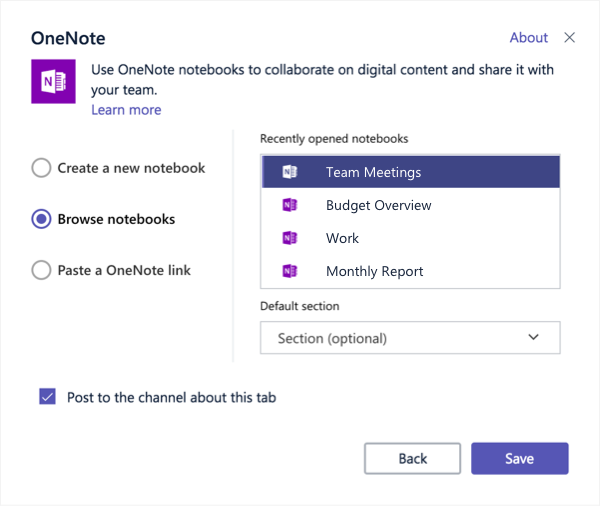 MicrosoftTeamsでOneNoteを追加して使用する方法