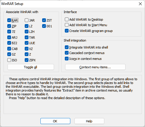 Menu de contexto do Windows 11: como adicionar WinRAR ou 7-Zip no menu do botão direito
