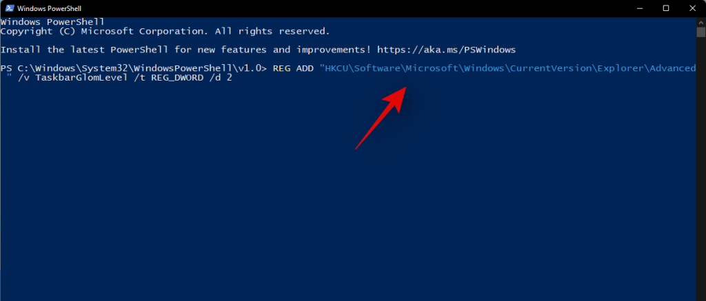 Jak rozgrupować ikony na pasku zadań systemu Windows 11 za pomocą hackowania rejestru?