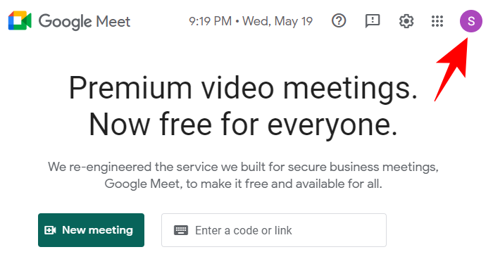 GoogleMeetに別のアカウントを追加する方法