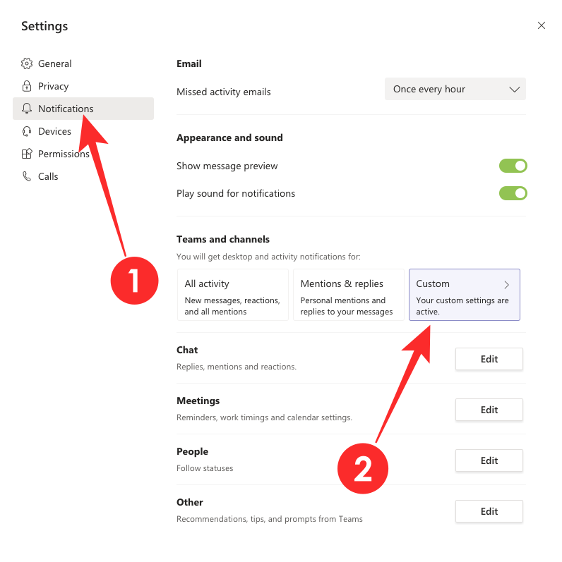 วิธีปิดการใช้งานการแจ้งเตือนใน Microsoft Teams [AIO]