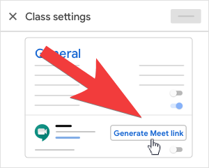 GoogleClassroomでGoogleMeetを使用する方法