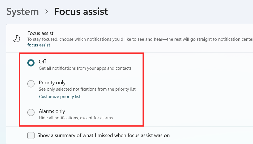 Como usar o Focus Assist no Windows 11