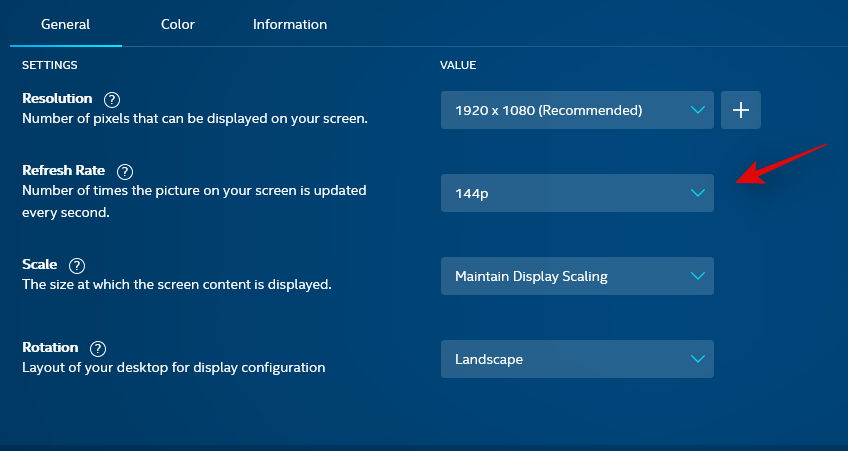 Cómo Verificar Y Cambiar La Frecuencia De Actualización En Windows 11 0178