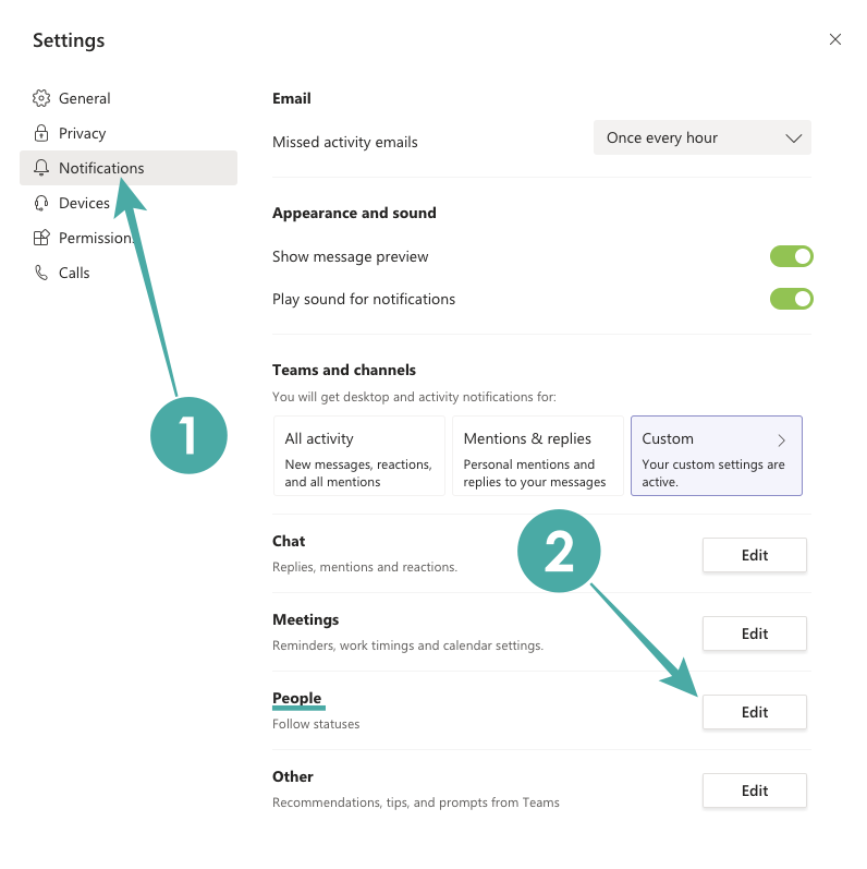 Come interrompere le notifiche di stato di un utente in Microsoft Teams per eliminare i messaggi pop-up ora disponibili