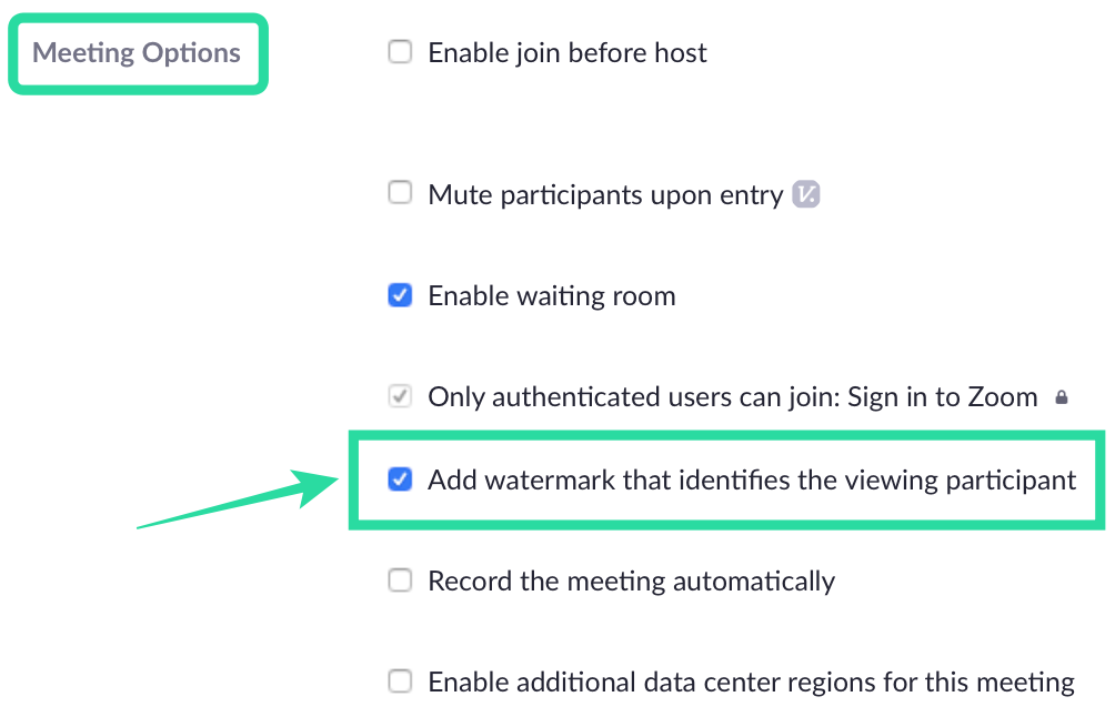 So fügen Sie einem Zoom-Meeting Bild- und Audiowasserzeichen hinzu, um es zu sichern
