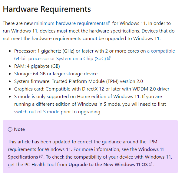 Windows 11 funzionerà con TPM 1.2?
