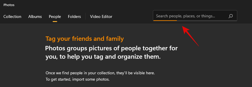 Come raggruppare le foto di amici e familiari sull'app Foto di Windows 11