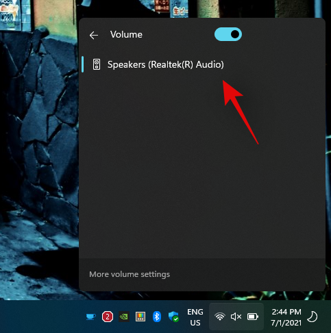 Como mudar o alto-falante no Windows 11?  Onde está o switcher de áudio?