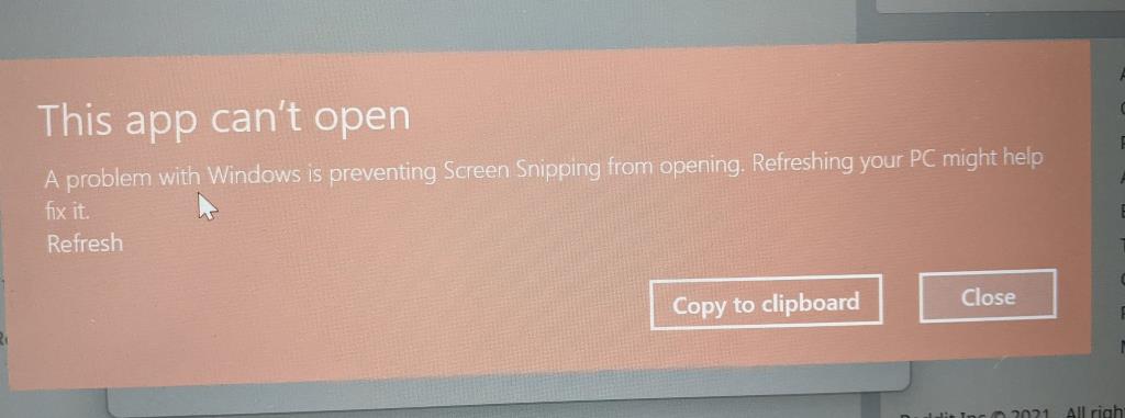 [Update: 8. November] Snipping Tool funktioniert nicht unter Windows 11?  So beheben Sie den Fehler "Diese App kann nicht geöffnet werden" oder Probleme mit Verknüpfungen