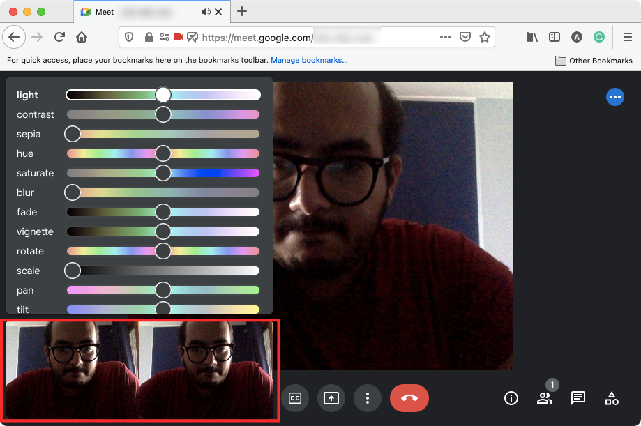 Come bloccare lo schermo o la fotocamera su Google Meet