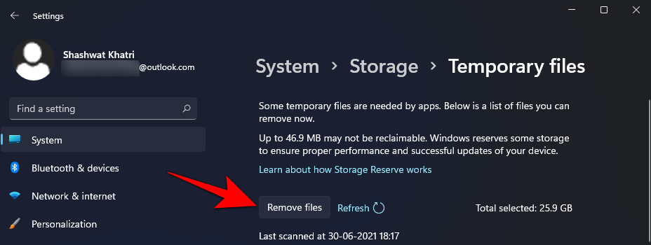 So entfernen Sie frühere Windows-Installationsdateien unter Windows 11