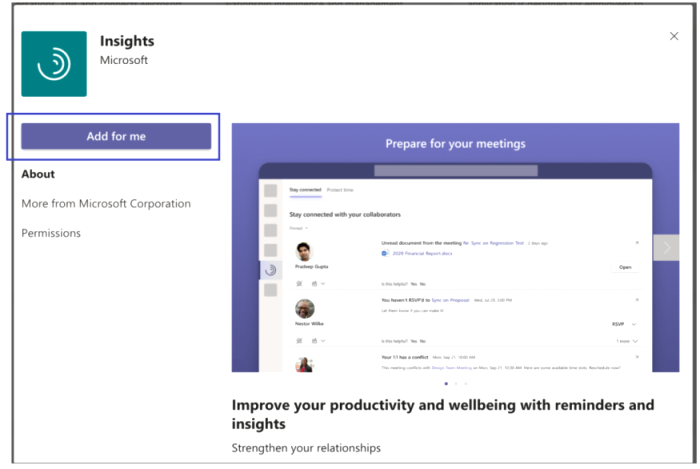 การสะท้อนกลับใน Viva Insights ใน Microsoft Teams คืออะไร?