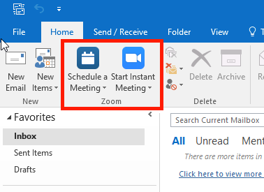 Como adicionar zoom ao Microsoft Outlook