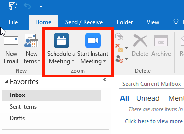 如何將縮放添加到 Microsoft Outlook